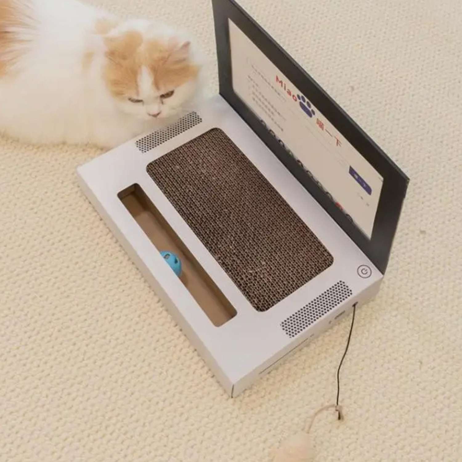 Kat Laptop-Stijl Krabplank van karton